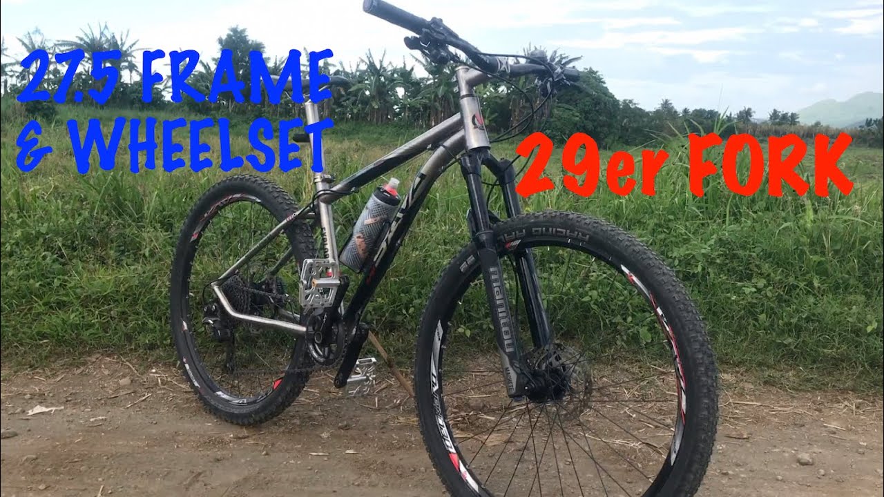 29ER FORK INSTALLED IN 27.5 FRAME AND WHEELSET SETUP REVIEW