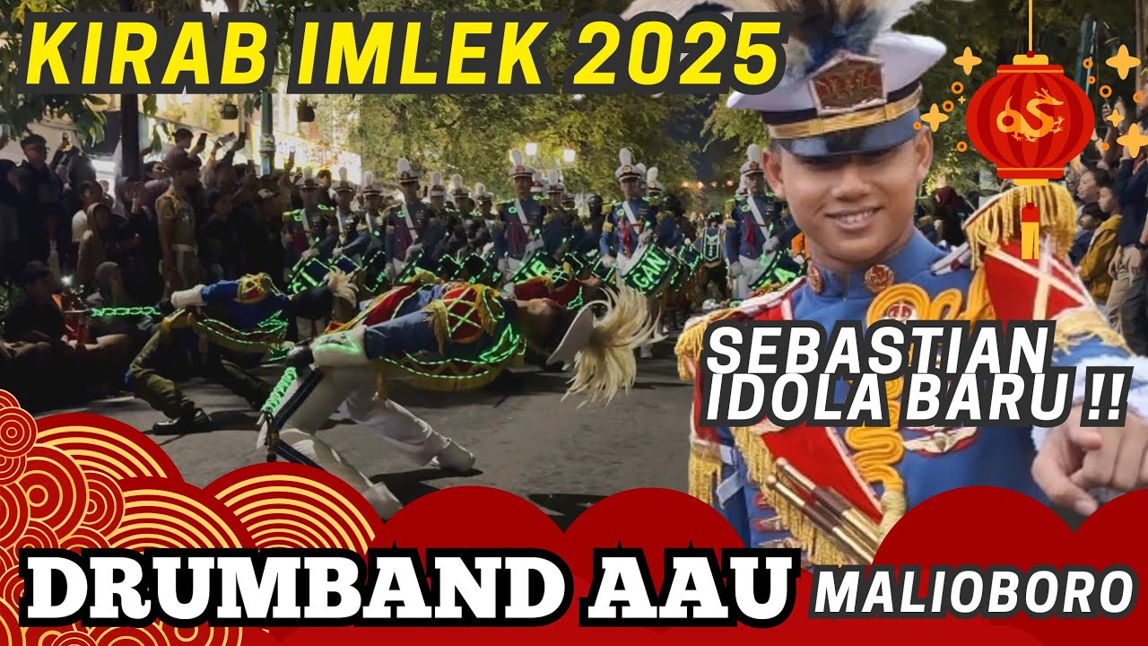 MANTAP ‼️ MENYALA 🔥 DRUMBAND AAU GITA DIRGANTARA DI MALIOBORO ‼️ KIRAB IMLEK 2025
