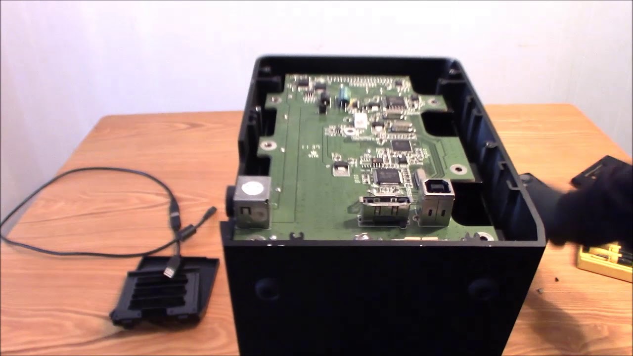 How To Take Apart The Probox 4 Bay External Hard Drive Enclosure From Mediasonic