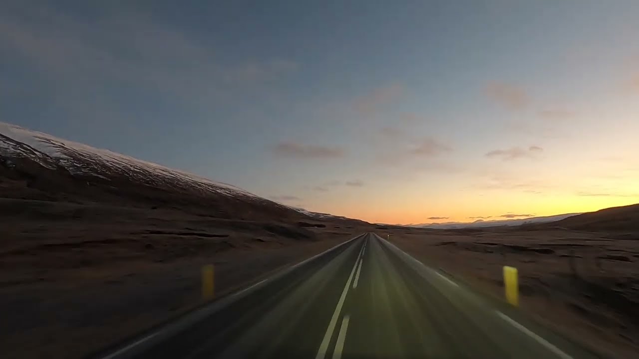 Islande Route 1 Mytvan vers Egilsstadir Gopro / Iceland Road 1 Mytvan to Egilsstadir Gopro