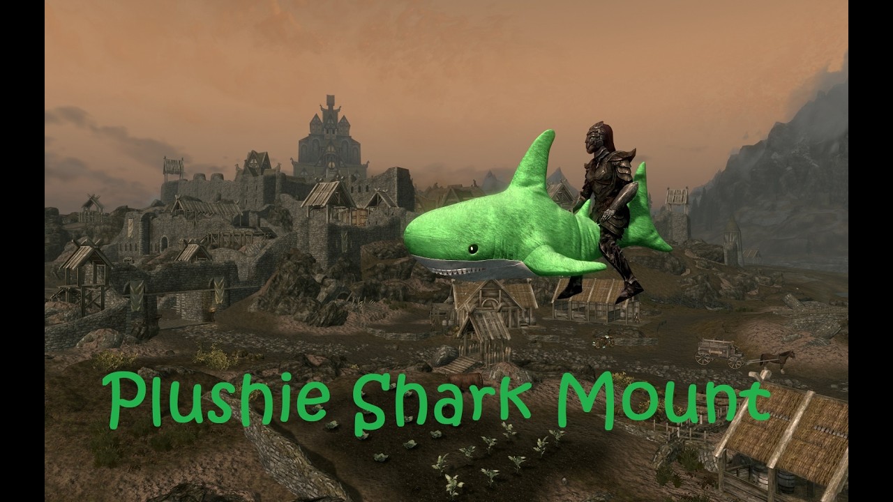 SKYRIM MOD Blahaj Mounts SE and LE