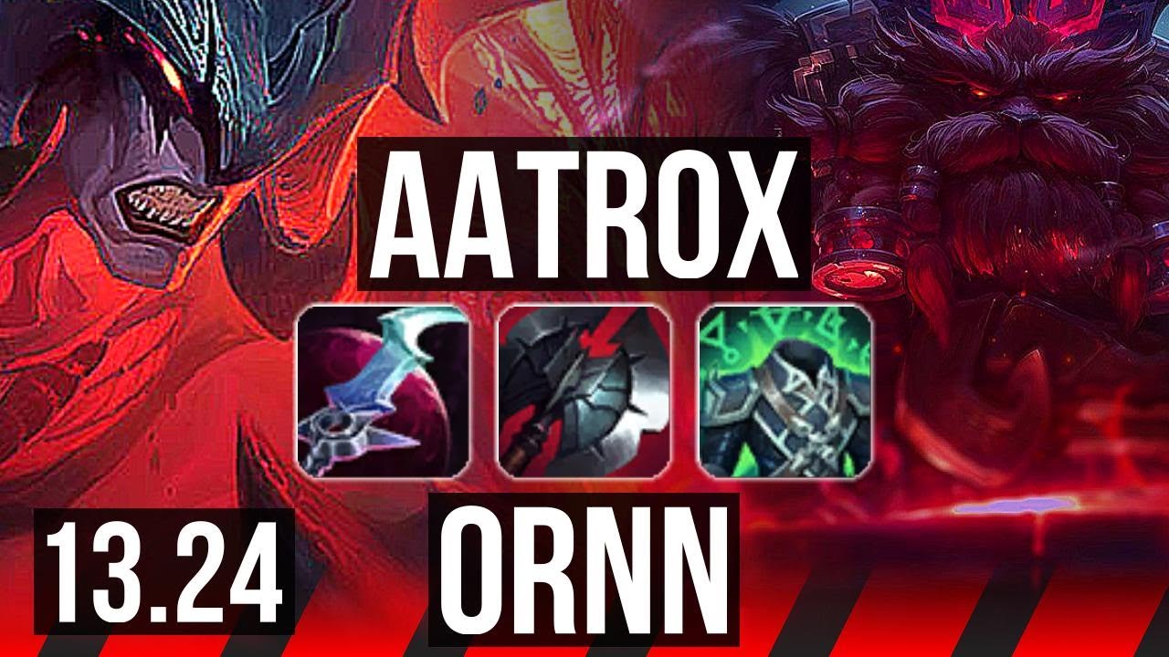 AATROX vs ORNN (TOP) | 900+ games, Dominating | NA Master | 13.24