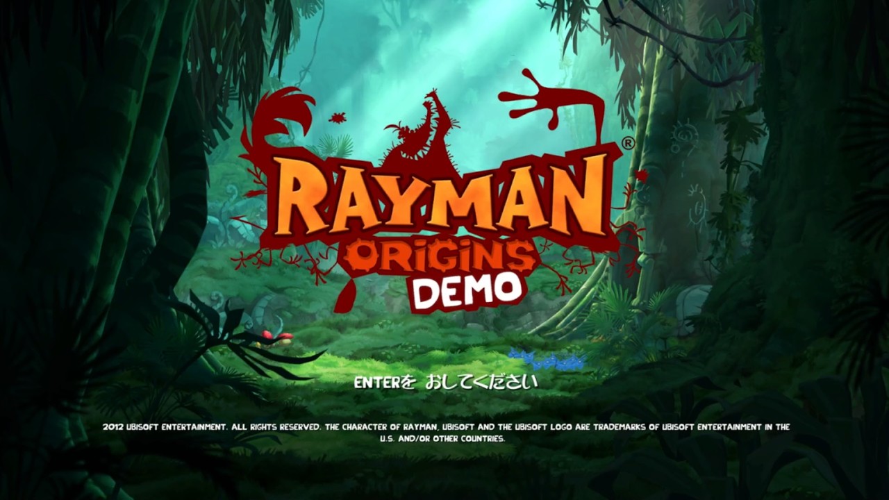 【無声】マルチプレイも可能なレイマン4作目「Rayman Origins Demo」をやる　Part1【サムライドラゴン】