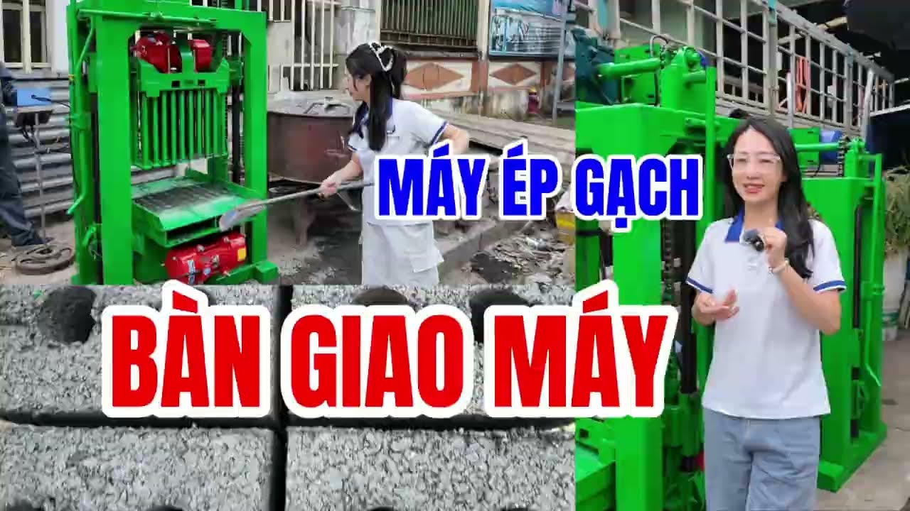 BÀN GIAO máy ép gạch không nung cho khách hàng tại Kontum - Khởi nghiệp cùng Bình Quân