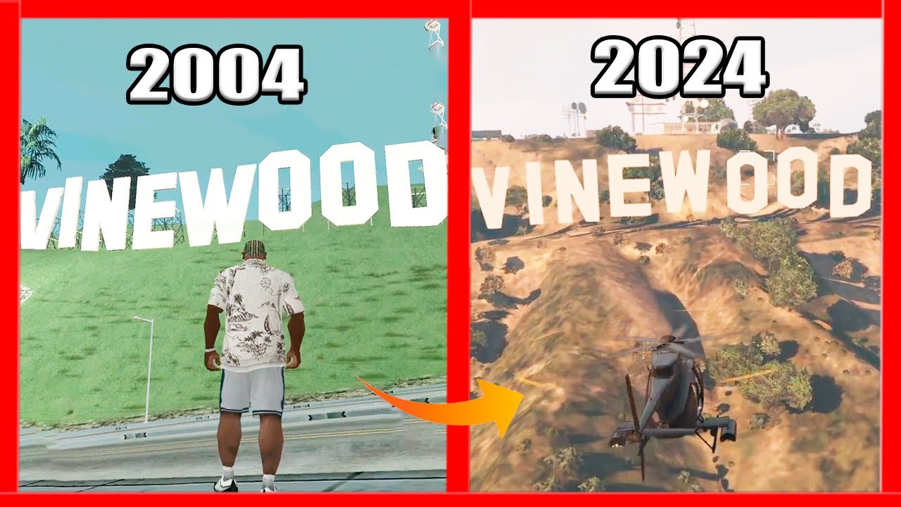 Evolution of Los Santos | GTA San Andreas vs GTA 5 (2004 - 2024)