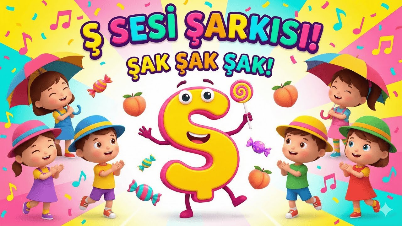 Ş Sesi Şarkısı 🎶 | 1. Sınıf Okuma Yazma Öğreniyorum (Şak Şak Şak!)