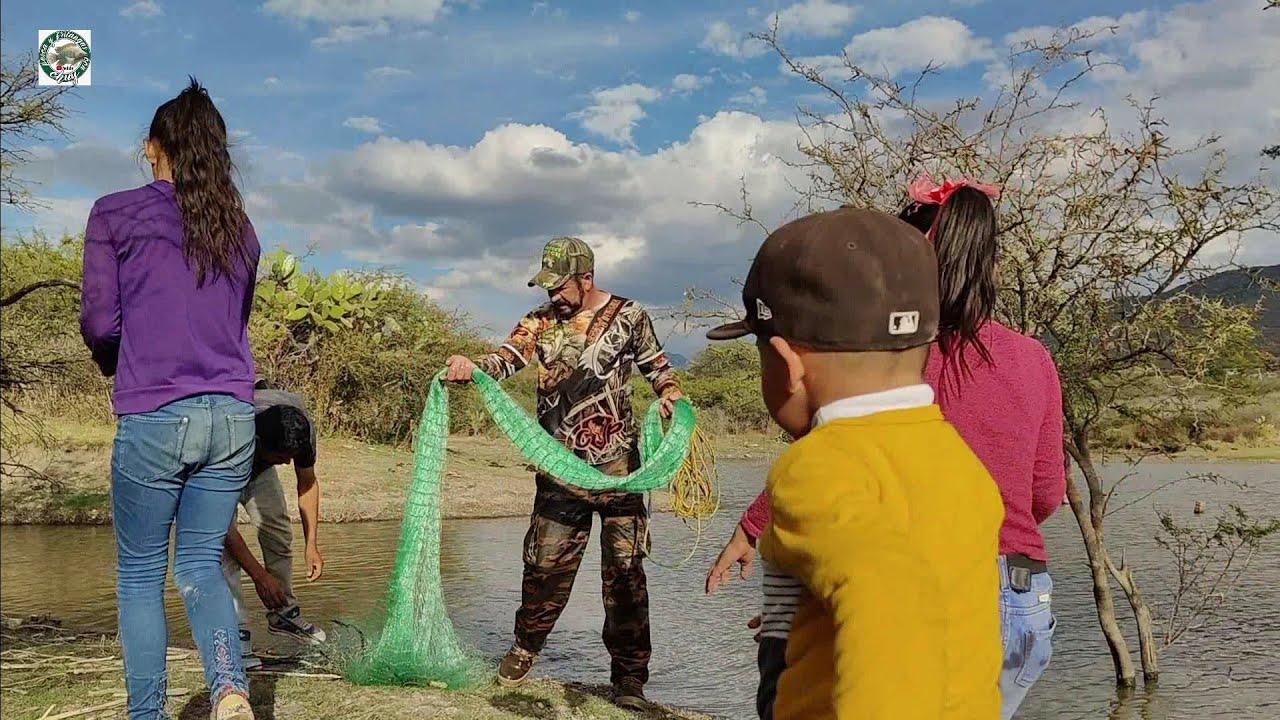Después de las monstruo siguió la pesca con la familia Gonzales tarrayazos llenos