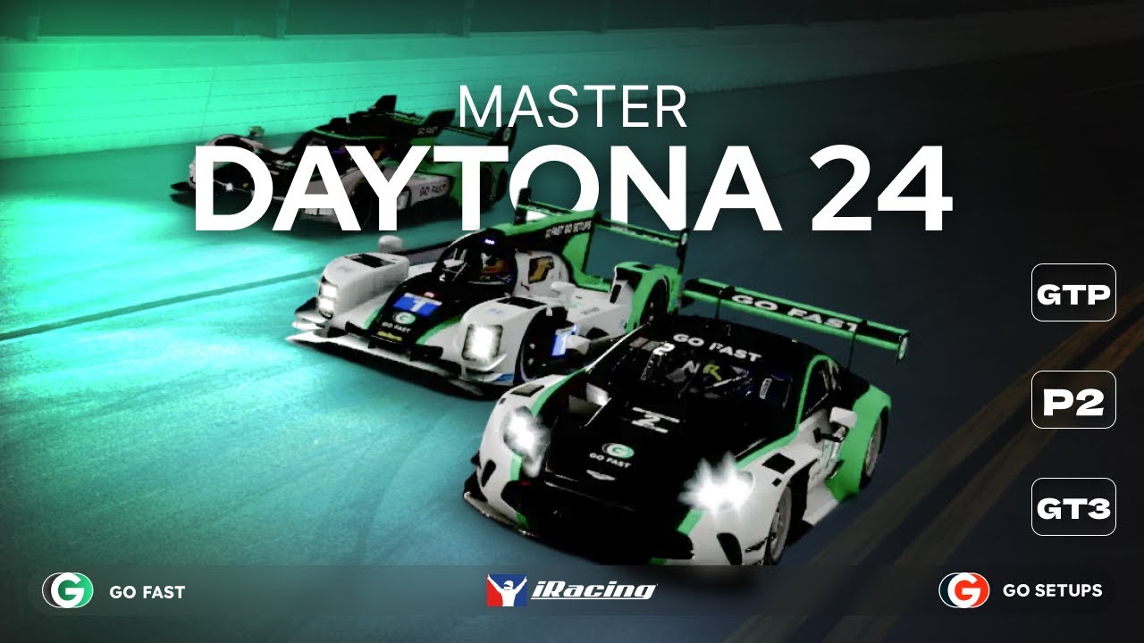 Daytona 24 GTP LMP2 GT3 Track Guide | iRacing