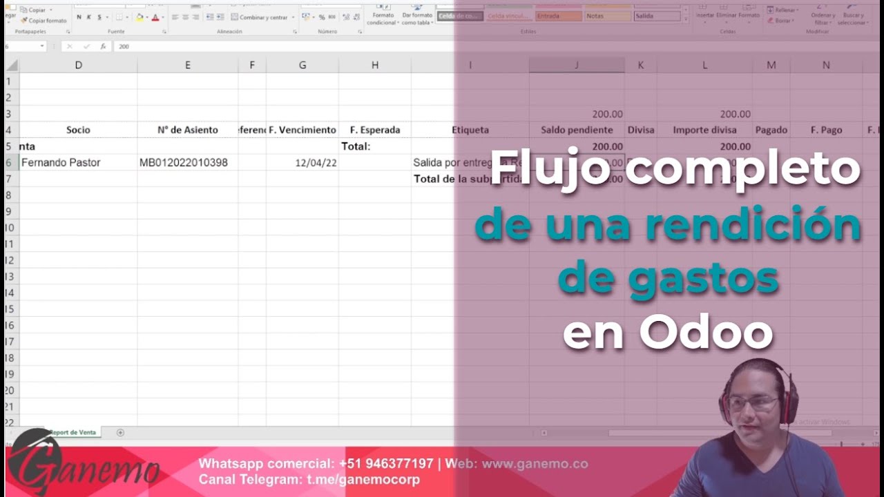 ✅💲 Flujo completo de una rendición de gastos en Odoo 😎✔