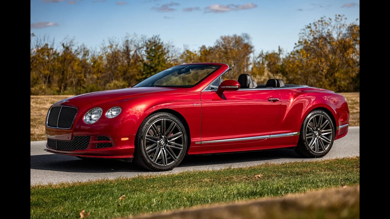 2015 Bentley Continental GT Speed Convertible