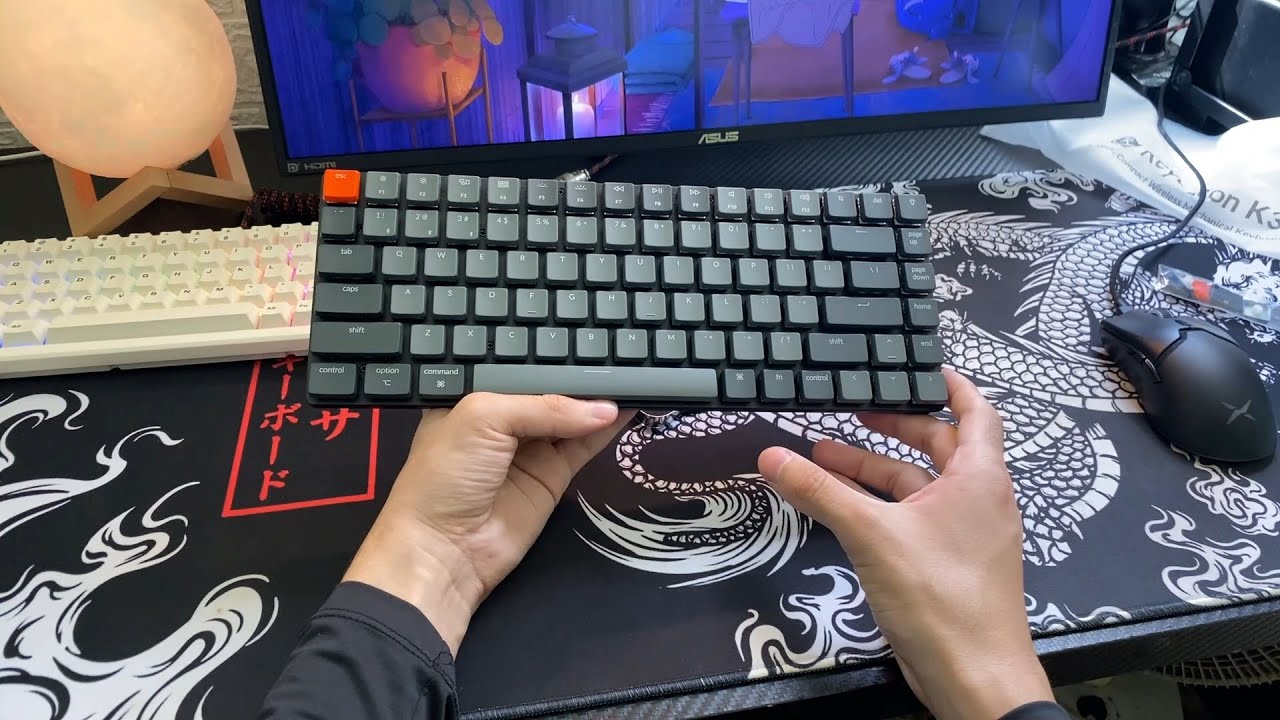 Unboxing Keychron K3 v2 low profile - Teclado silencioso ótimo para trabalhar