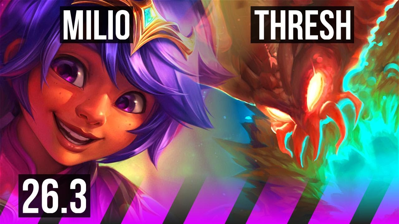 MILIO & Twitch vs THRESH & Jinx (SUP) | Guardian | EUW Master | 26.3