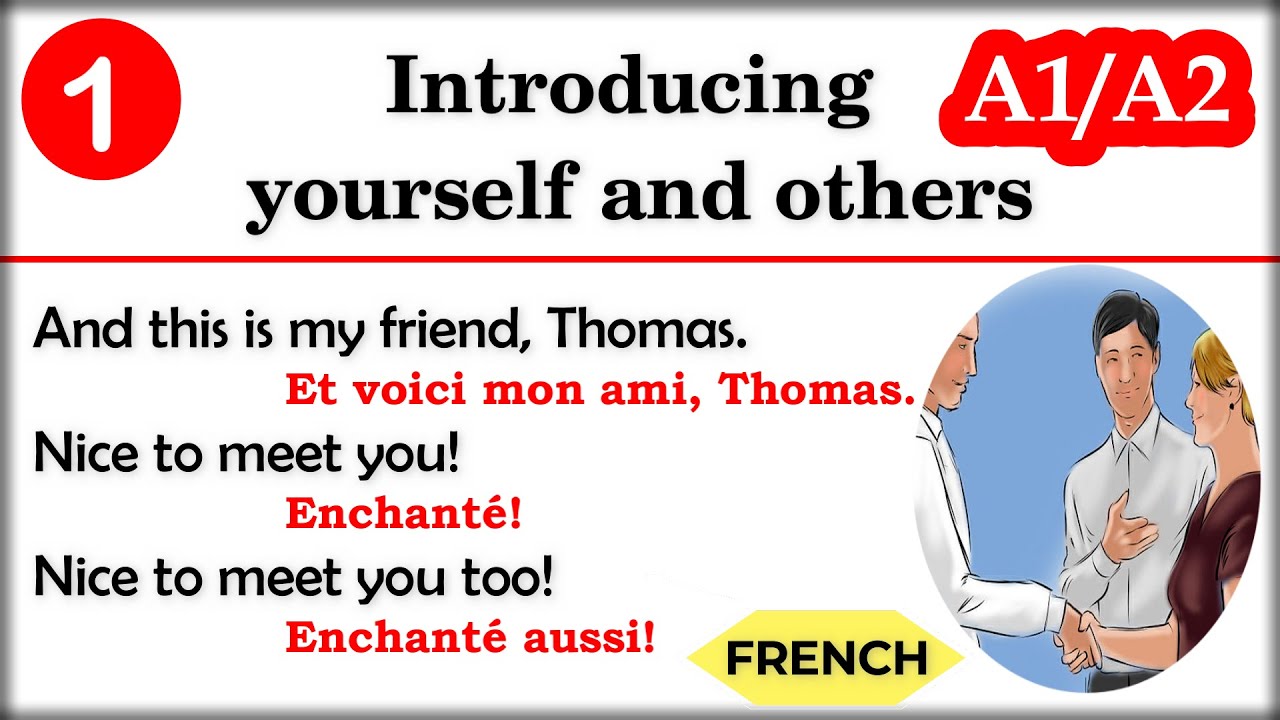 French | Introducing Yourself and Others | Part-1 | #basic  #delfa2productionorale #basicfrench