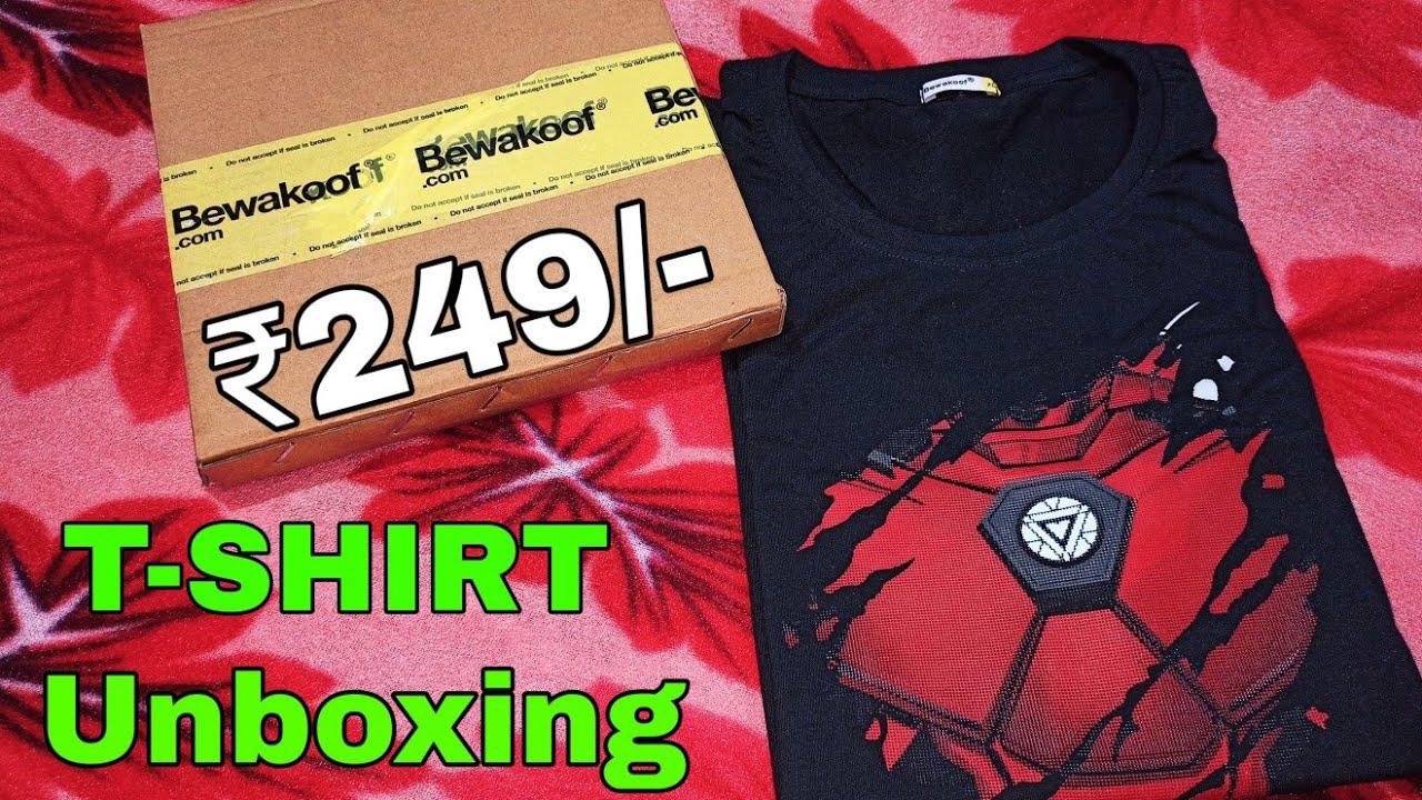 Bewakoof.com T-SHIRT/UNBOXING/Best T-shirt in Budget/In Hindi☑️☑️