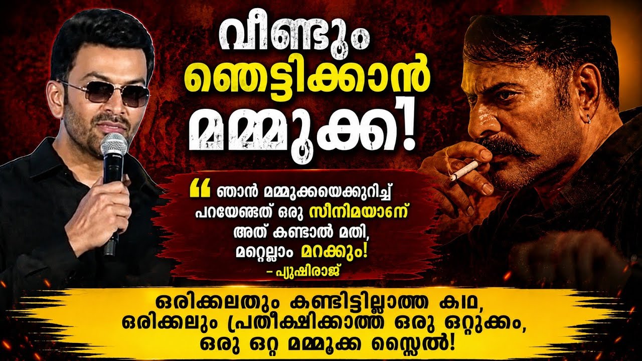 ഞെട്ടിക്കാൻ വീണ്ടും മമ്മൂക്ക 🔥| പൃഥ്വിരാജ് പറഞ്ഞത് കേട്ടോ 👌🏻| Mammootty | Privthiraj 