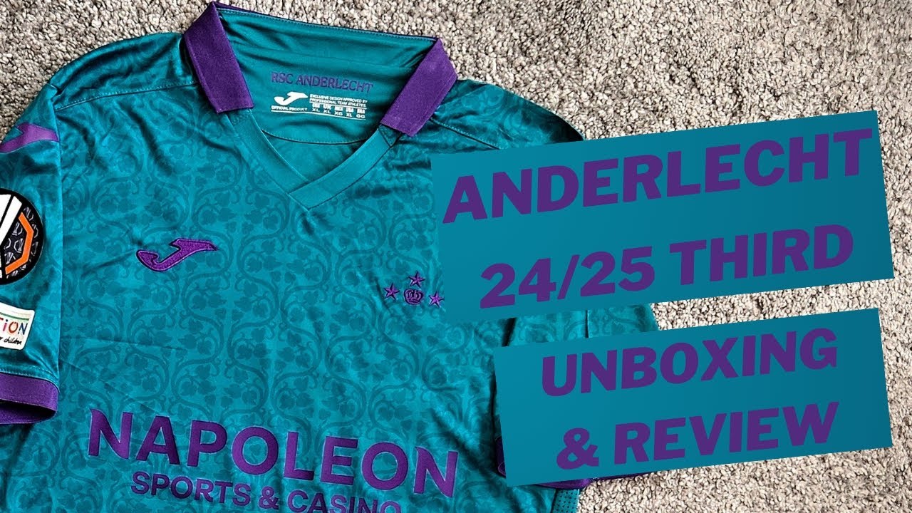 Anderlecht 2024/25 third shirt Art Nouveau Unboxing & Review