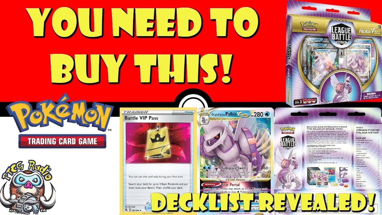 Palkia VSTAR League Battle Deck is GREAT! You NEED to Buy This! (Pokémon TCG News)