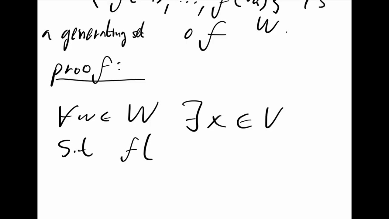 Linear map surjectivity theorem