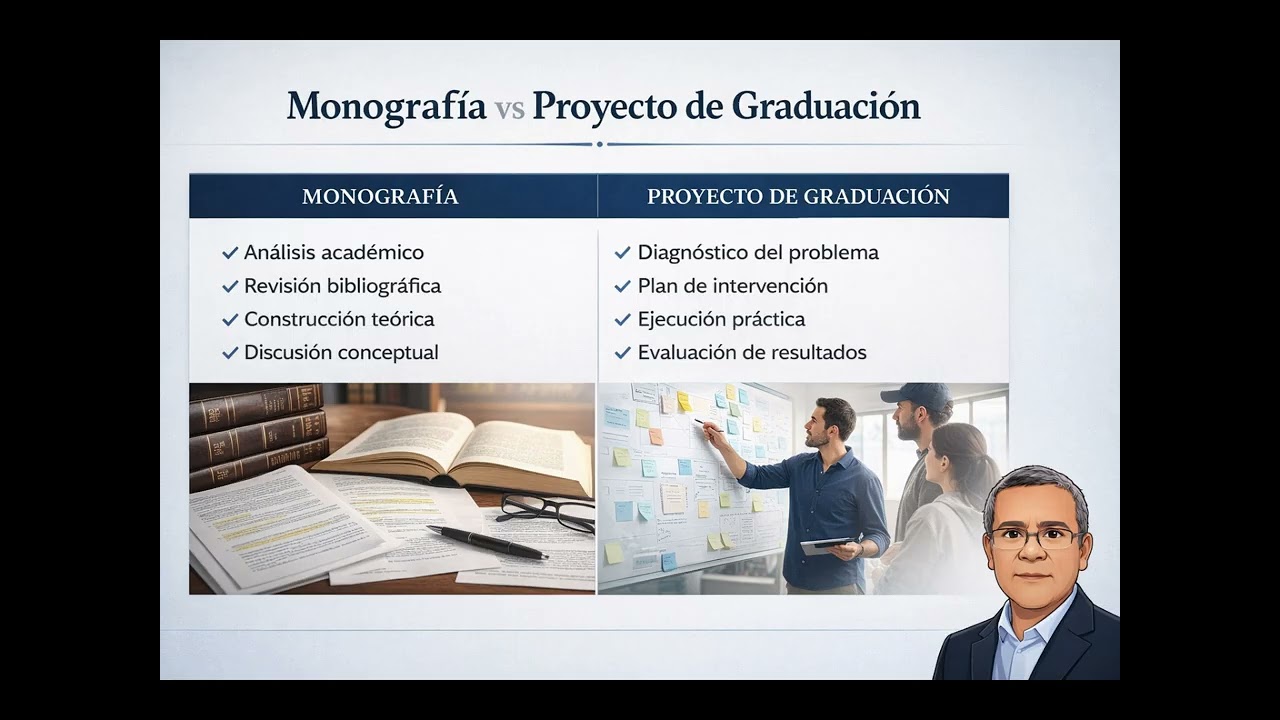 Monografía versus Proyecto de Graduación