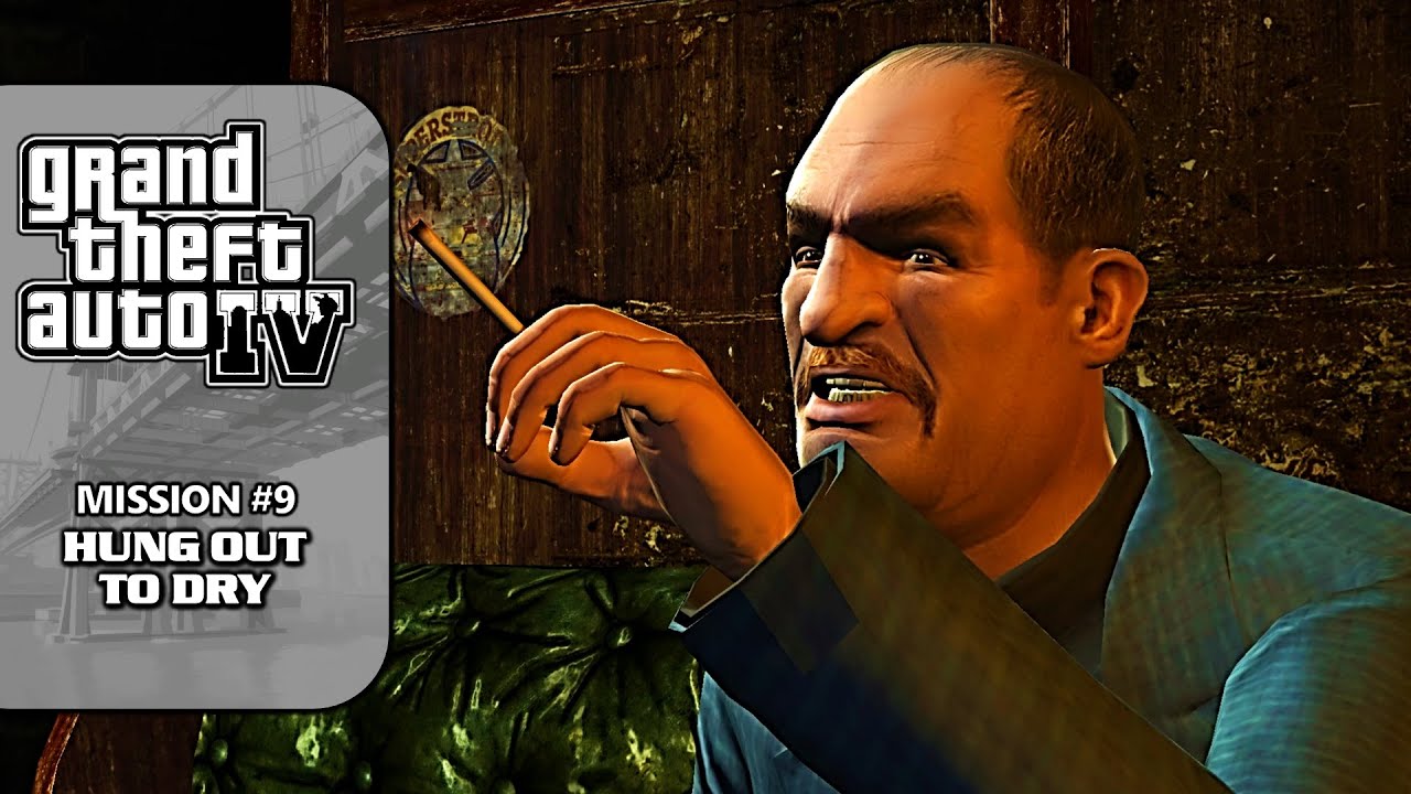 GTA 4 [NEW 100% Walkthrough] - Mission #9: Hung Out to Dry