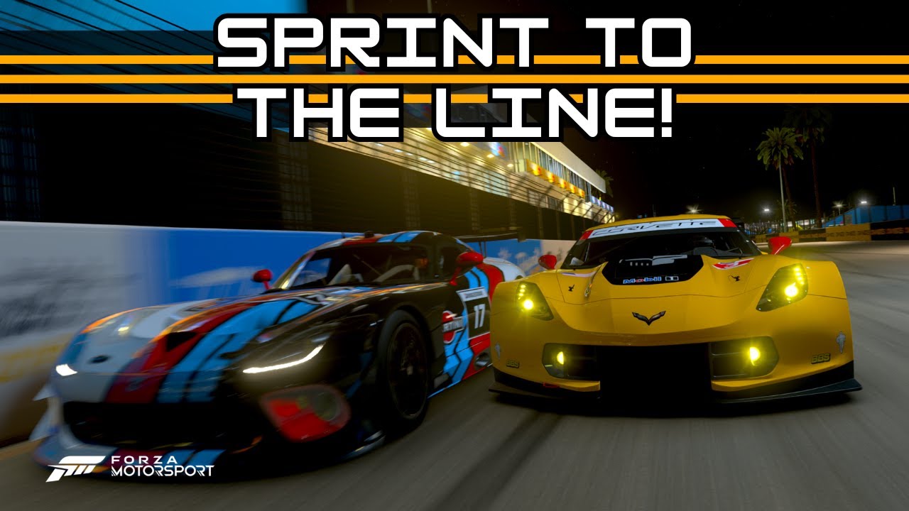A nail-biting sprint to the chequered flag | Sunset Pensula | Corvette C7.R | Forza Motorsport
