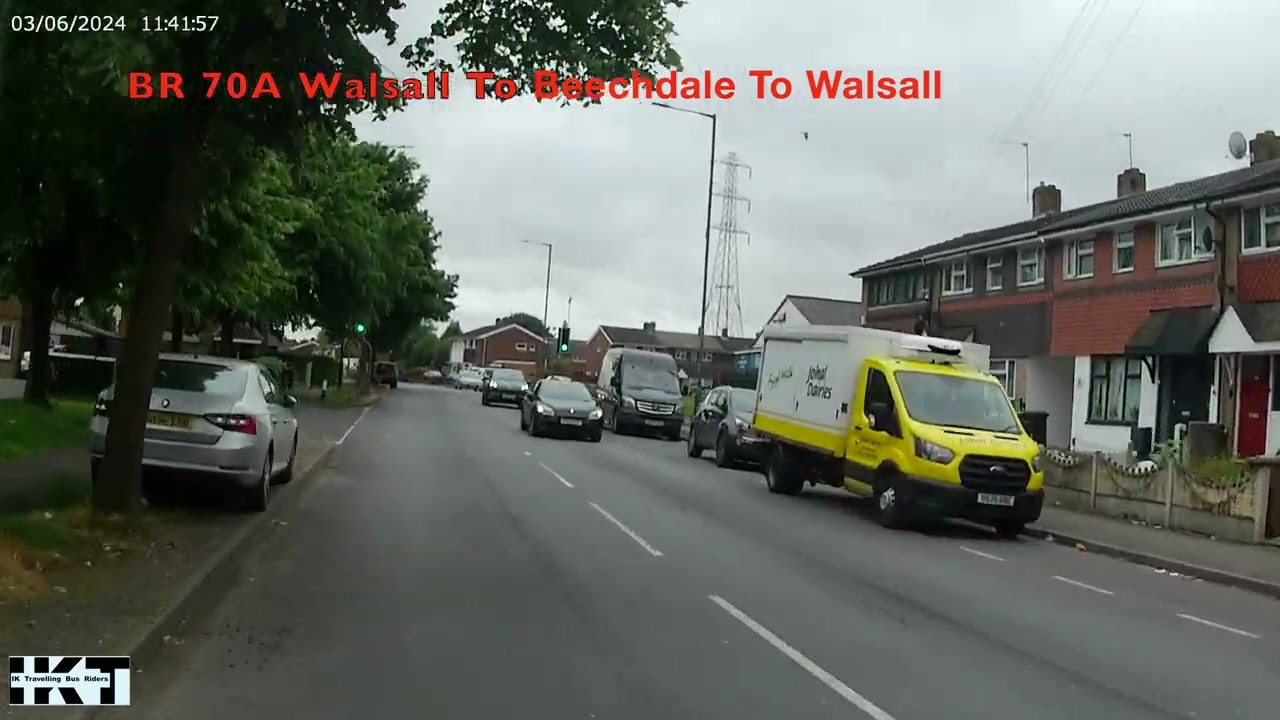 BR 70A Walsall To Beechdale To Walsall   4K