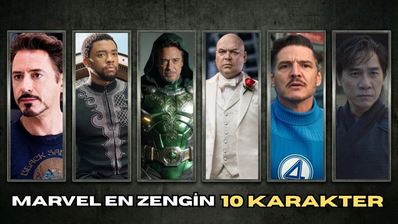 Marvel Sinematik Evrenindeki En Zengin 10 Karakter Sıralaması!