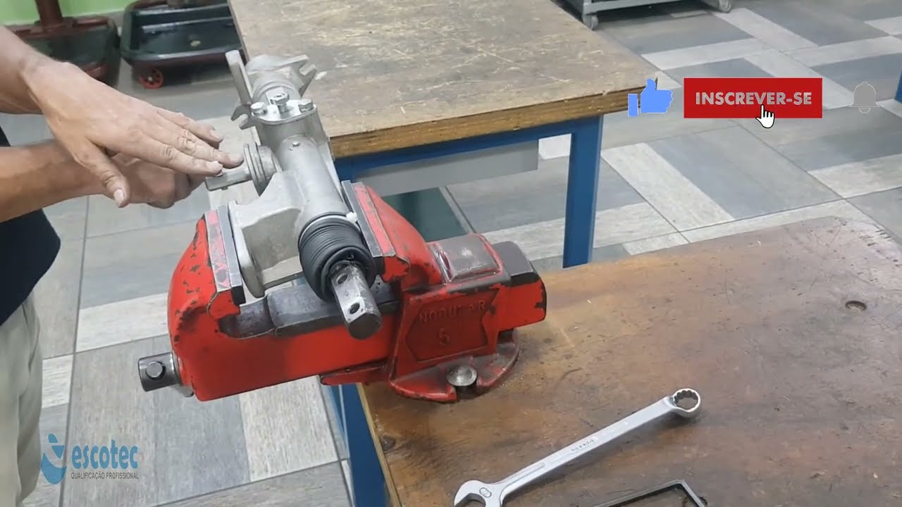 Como regular caixa de direção VW Gol Voyage Saveiro Parati pinhão e cremalheira parte 03 final