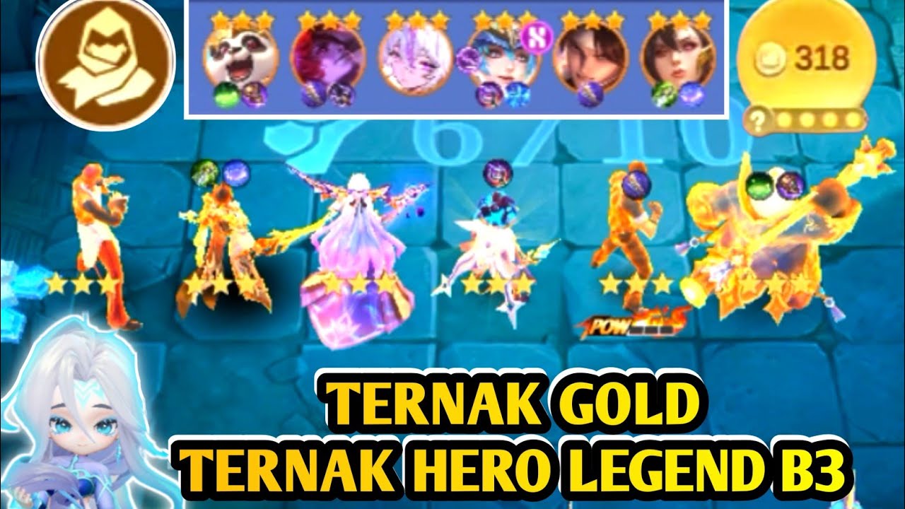 TRIK COMMANDER AURORA UPDATE TERBARU||TERNAK GOLD TERNAK HERO LEGEND B3 BOSS||MAGIC CHESS GOGO 