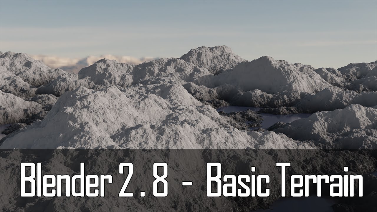 Basic Procedural Terrain Shader - Shader Timelapse - Blender 2.8