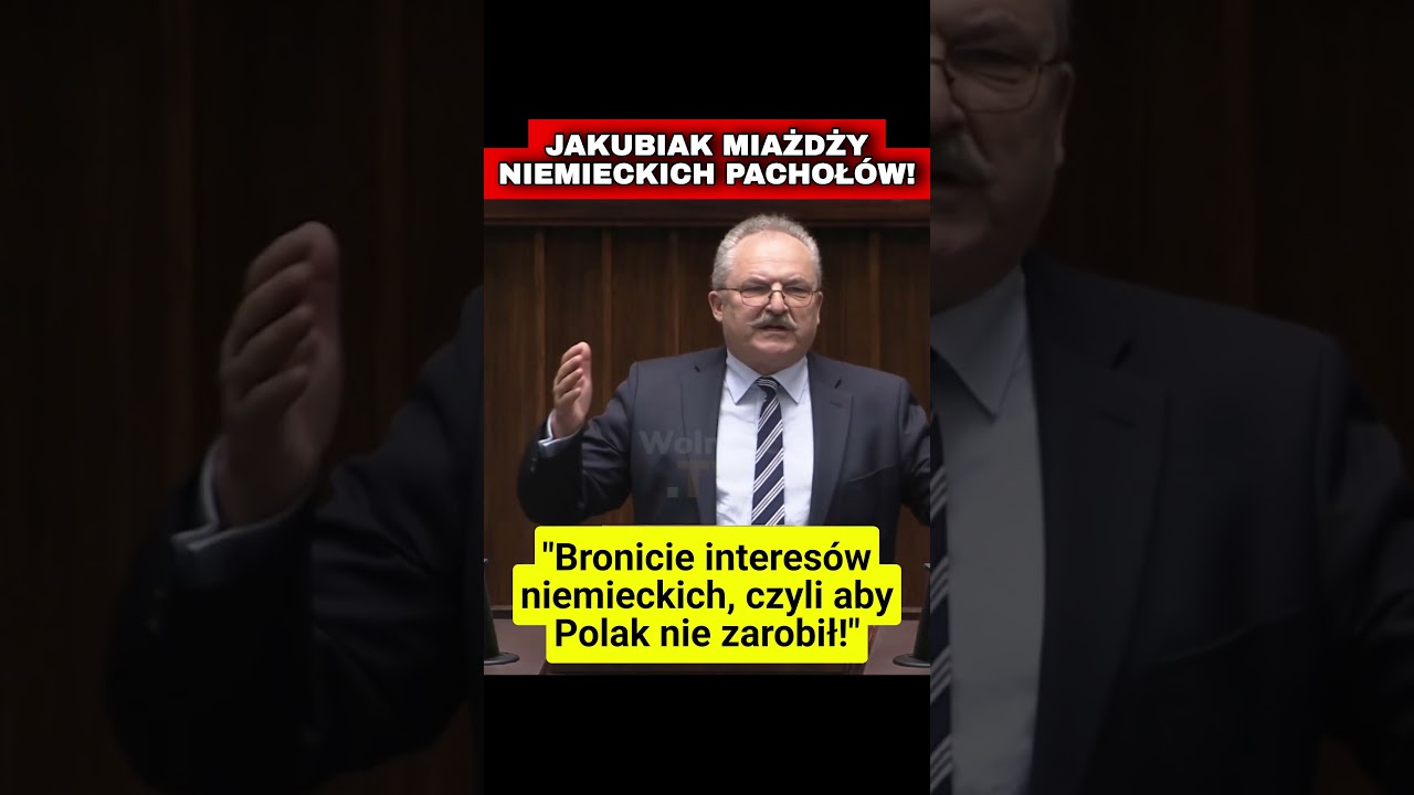 JAKUBIAK MIAŻDŻY NIEMIECKICH PACHOŁ&Oacute;W!