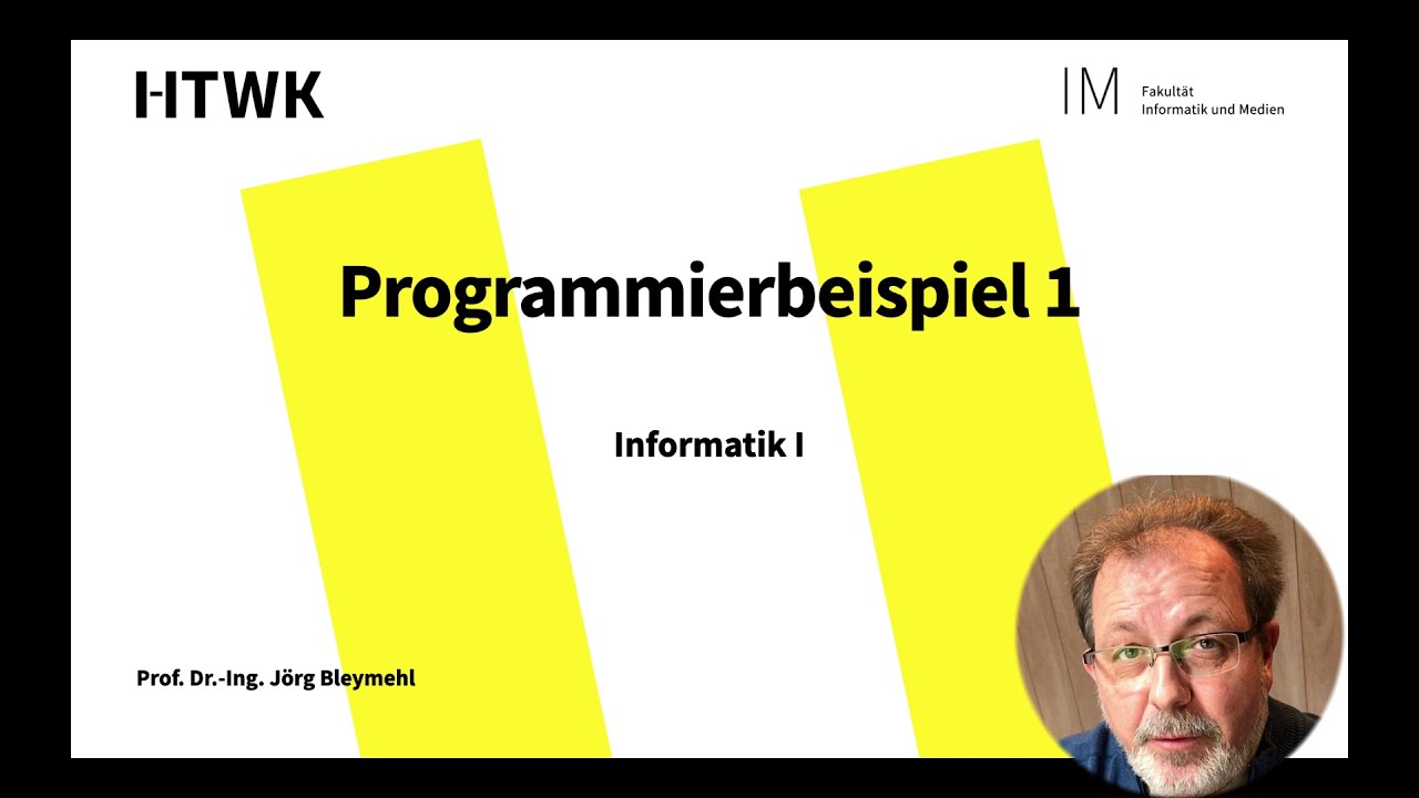 8-Informatik I, Programmierbeispiel 1
