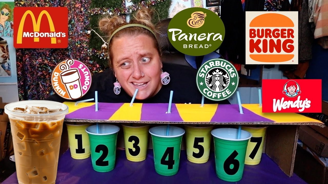 Fast Food ICED COFFEE Blind TASTE TEST