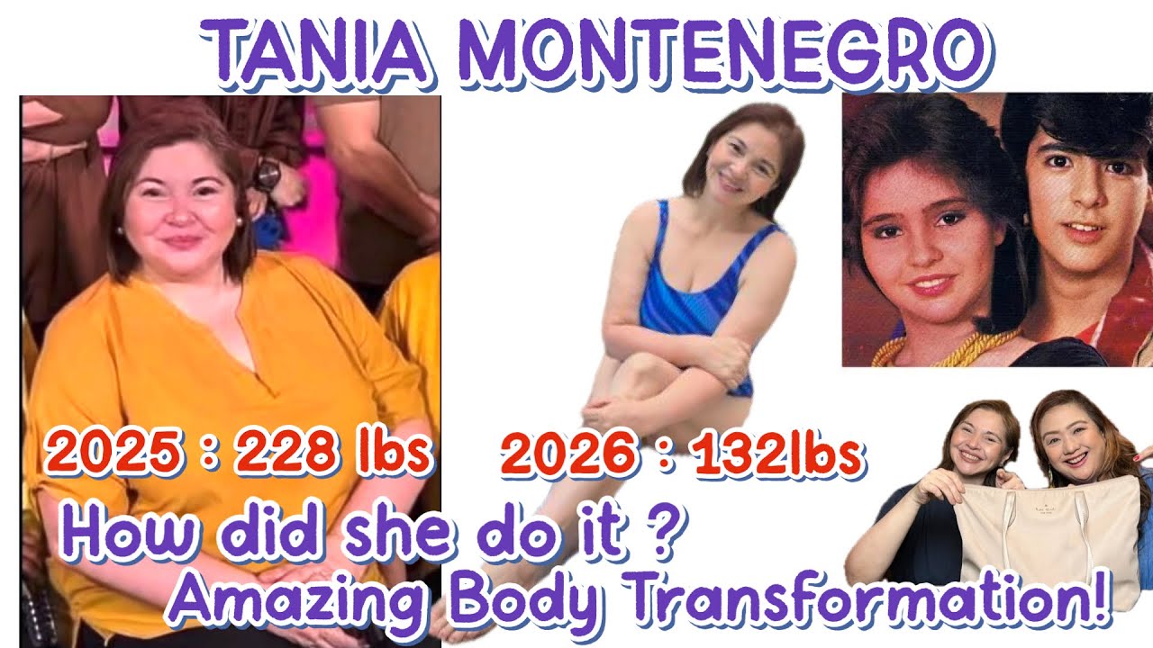 80’s Teen Star ⭐️TANIA MONTENEGRO ‘s DRAMATIC WEIGHT LOSS JOURNEY  ! Paano siya pumayat muli ? 