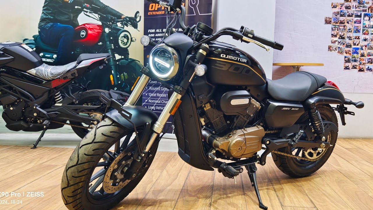 QJ Motor SRV 300 Dark Black Edition | Premium Cruiser Bike | ₹2 lakh Price