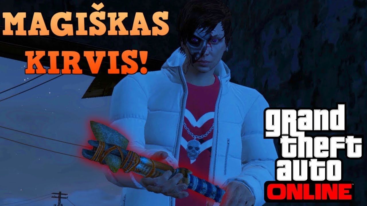 Edvisss Žaidžia - GTA Online #48 Magiškas Kirvis?!