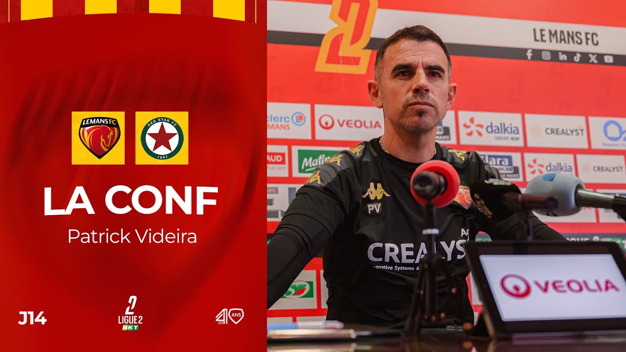 🎙️ 𝐏𝐚𝐭𝐫𝐢𝐜𝐤 𝐕𝐢𝐝𝐞𝐢𝐫𝐚 avant LE MANS FC-RED STAR FC