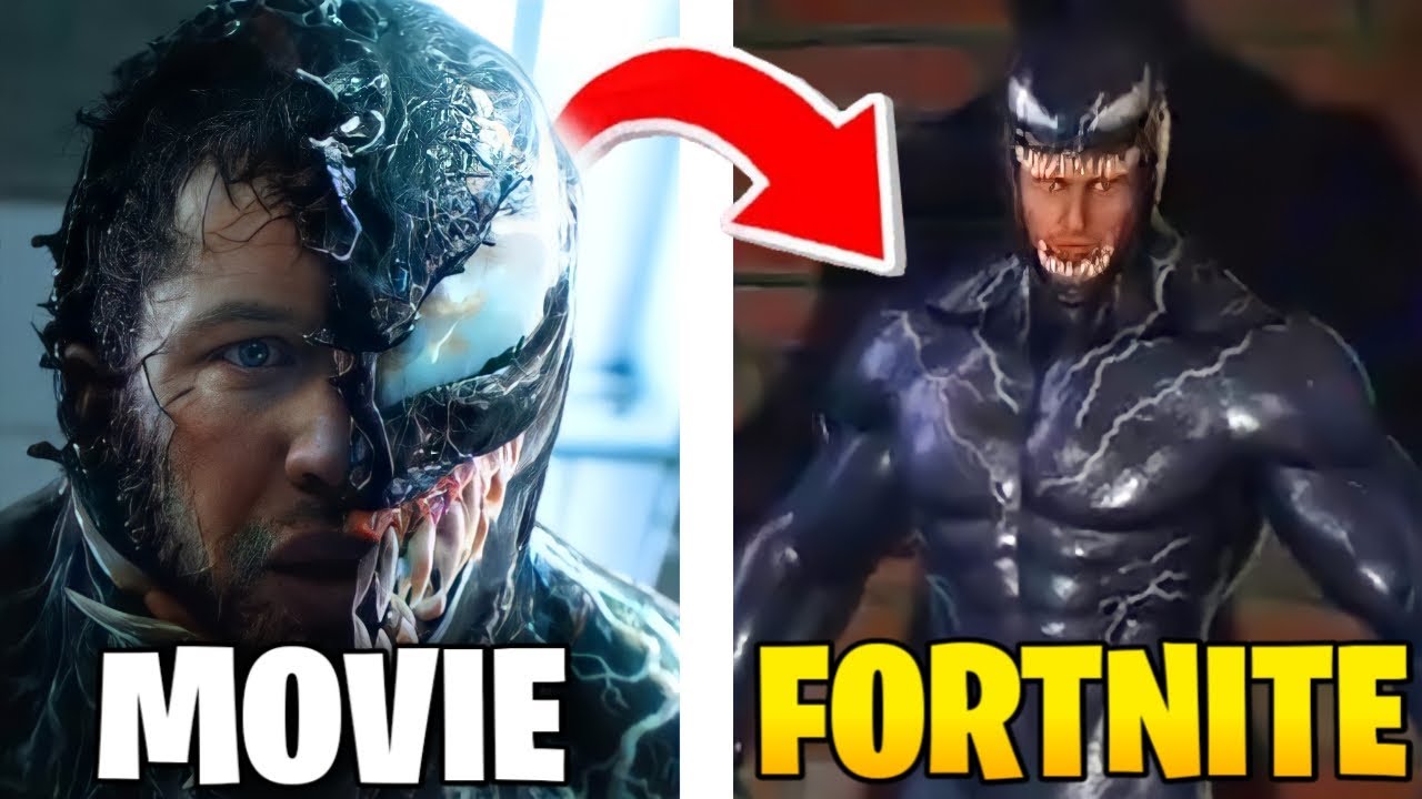 VENOM EMOTE IN REAL VS FORTNITE