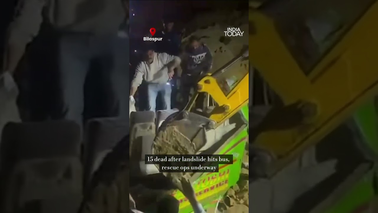 15 Dead After Landslide Hits Bus In Himachal's Bilaspur, Rescue Ops Underway