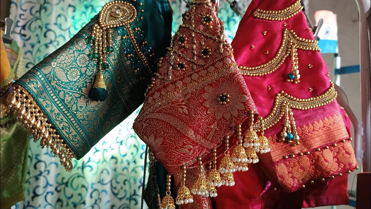नवरी चे भन्नाट ब्रायडल कलेक्शन 🥳 / New Bridal Blouse  collection wedding Blouse collection #blouse