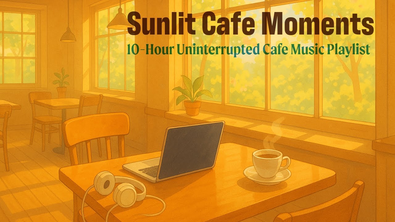 Sunlit Cafe Moments ☕ | 1 Hours of Cozy Acoustic & Chill Music
