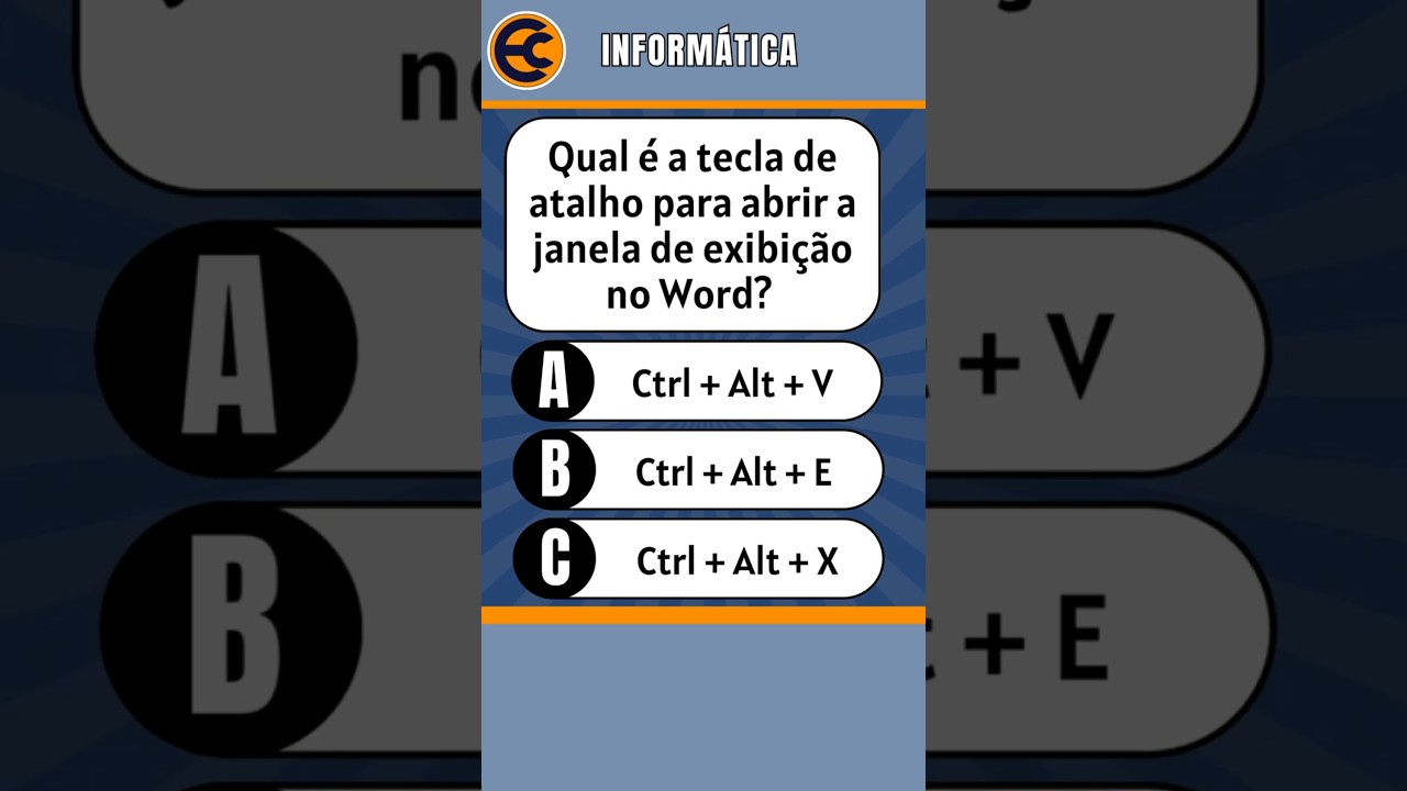 🎯 QUIZ DE INFORM&Aacute;TICA PARA CONCURSOS COM PERGUNTAS E RESPOSTAS. #quiz #quiztime #concursosp&uacute;blicos