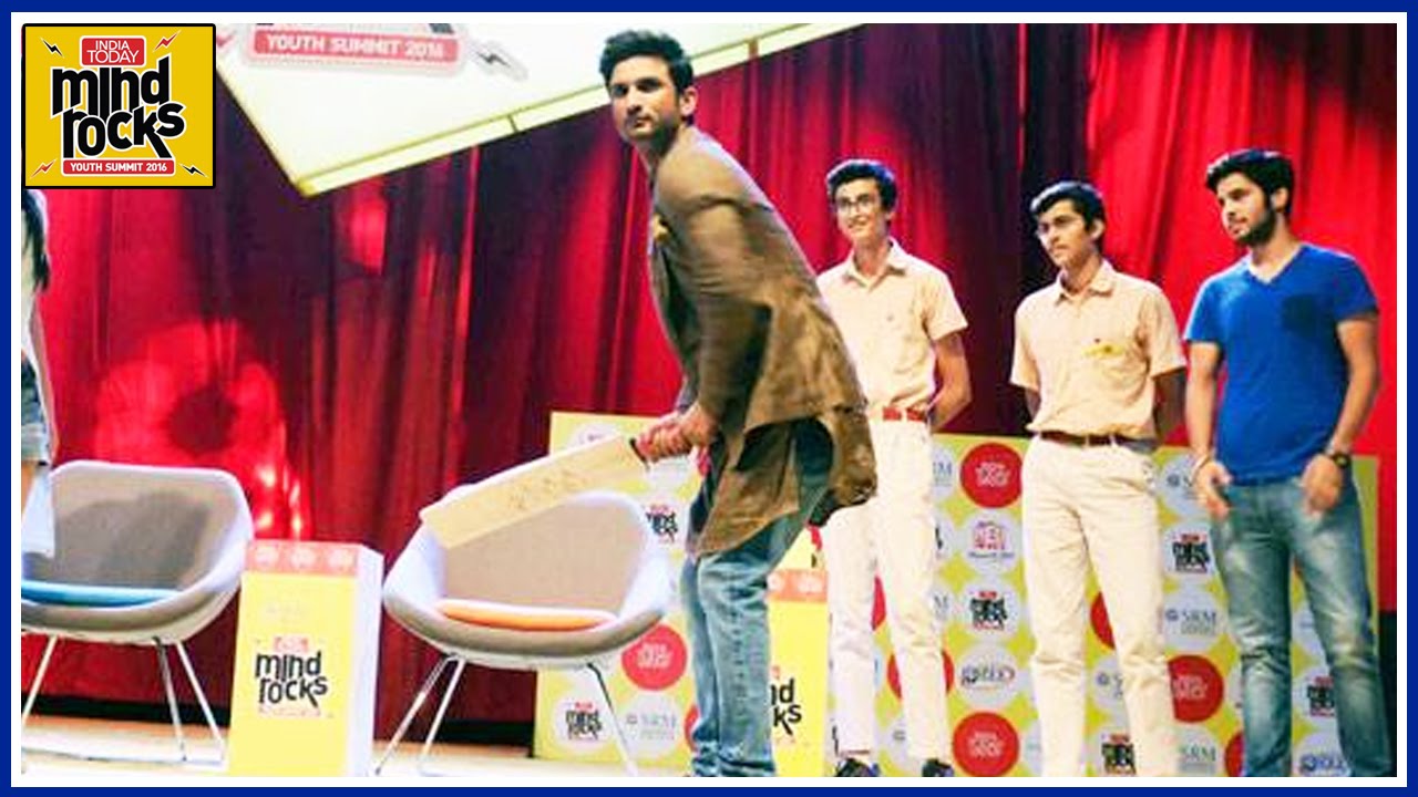 MindRocks: Sushant Singh Rajput Plays The Helicopter Shot