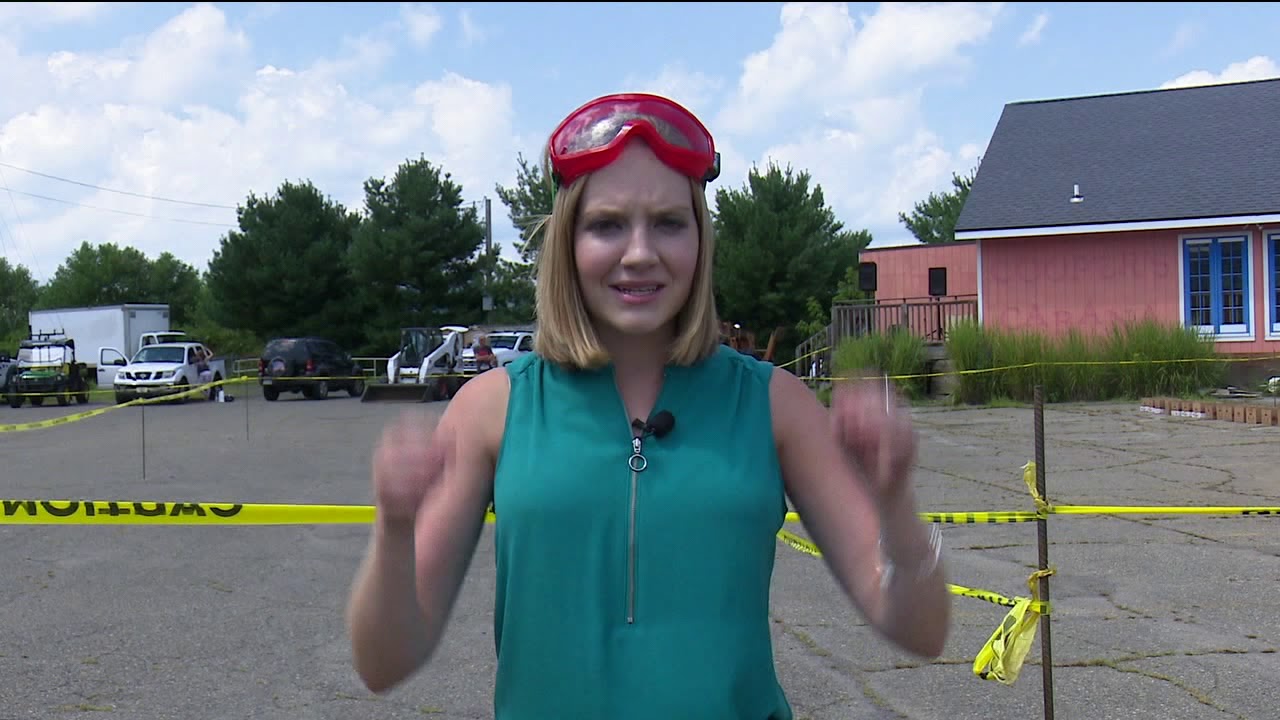 Woman Wears Wedding Dress to Pittston Tomato Fight