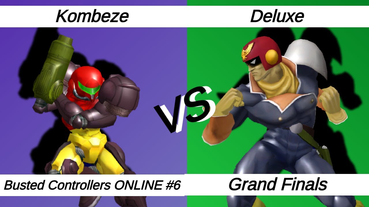Busted Controllers ONLINE #6 – GF – Kombeze ⟮Samus, Yoshi⟯ vs Deluxe ⟮Falcon⟯
