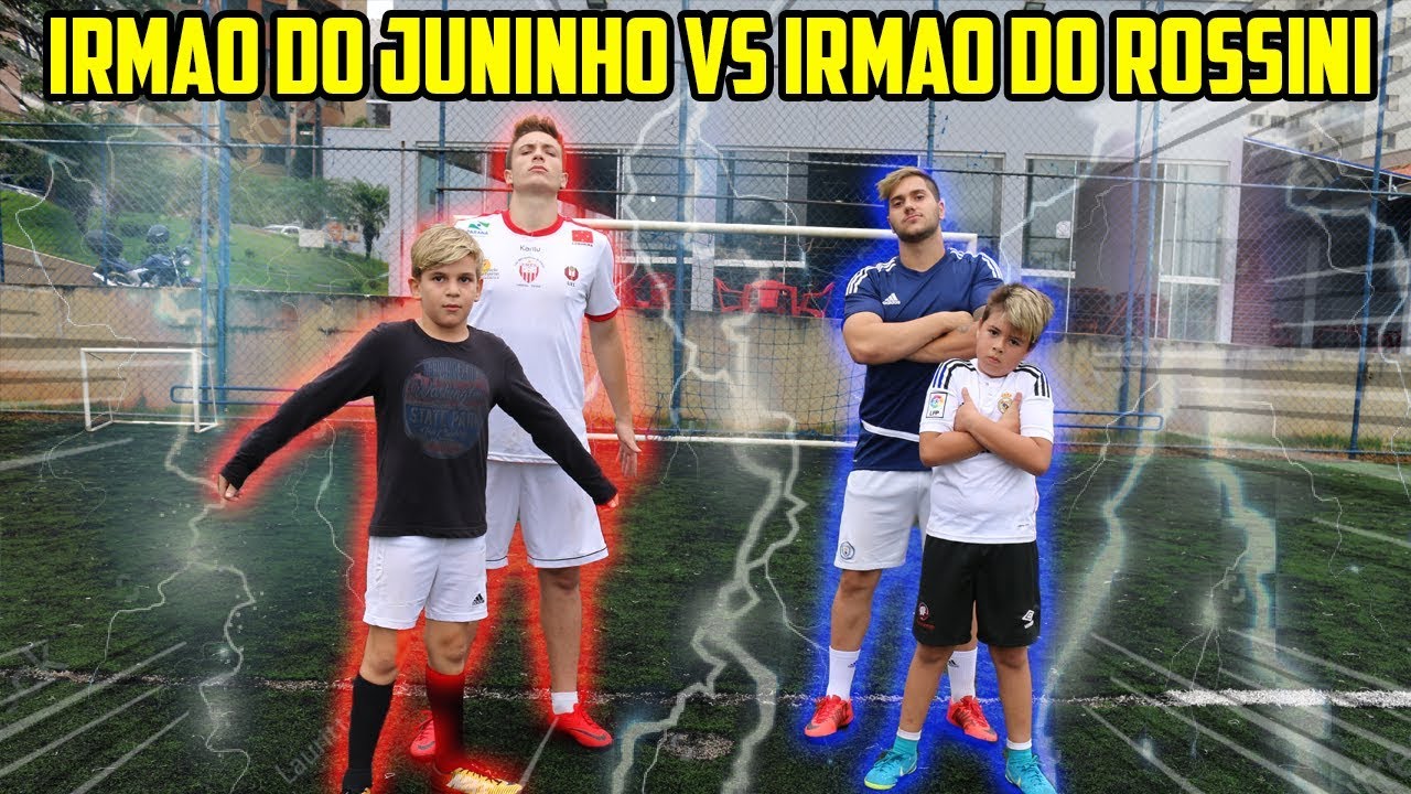 IRMÃO DO JUNINHO vs IRMÃO DO ROSSINI!! (qual será o melhor?! )