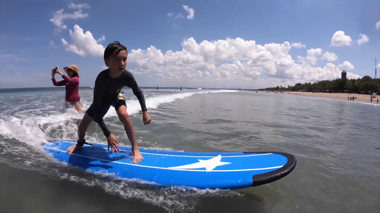 Kids Surf Lessons in Bali, Indonesia