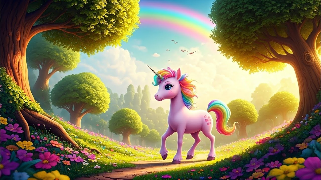 Unicorno Felice 🦄 Canzoni per bambini | Cartoni Animati per Bambini 