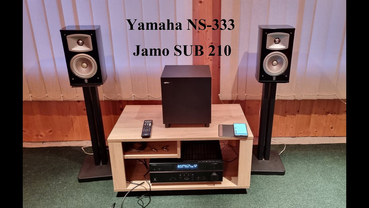 Колонки Yamaha NS-333 и сабвуфер Jamo SUB 210 - любительский обзор от Макса