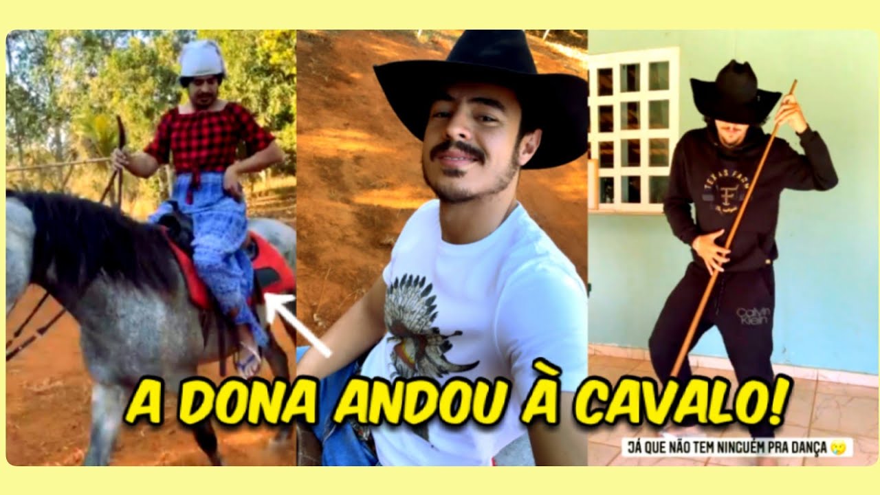 JACQUES VANIER ACORDOU TARDE HOJE + A DONA ANDOU À  CAVALO !